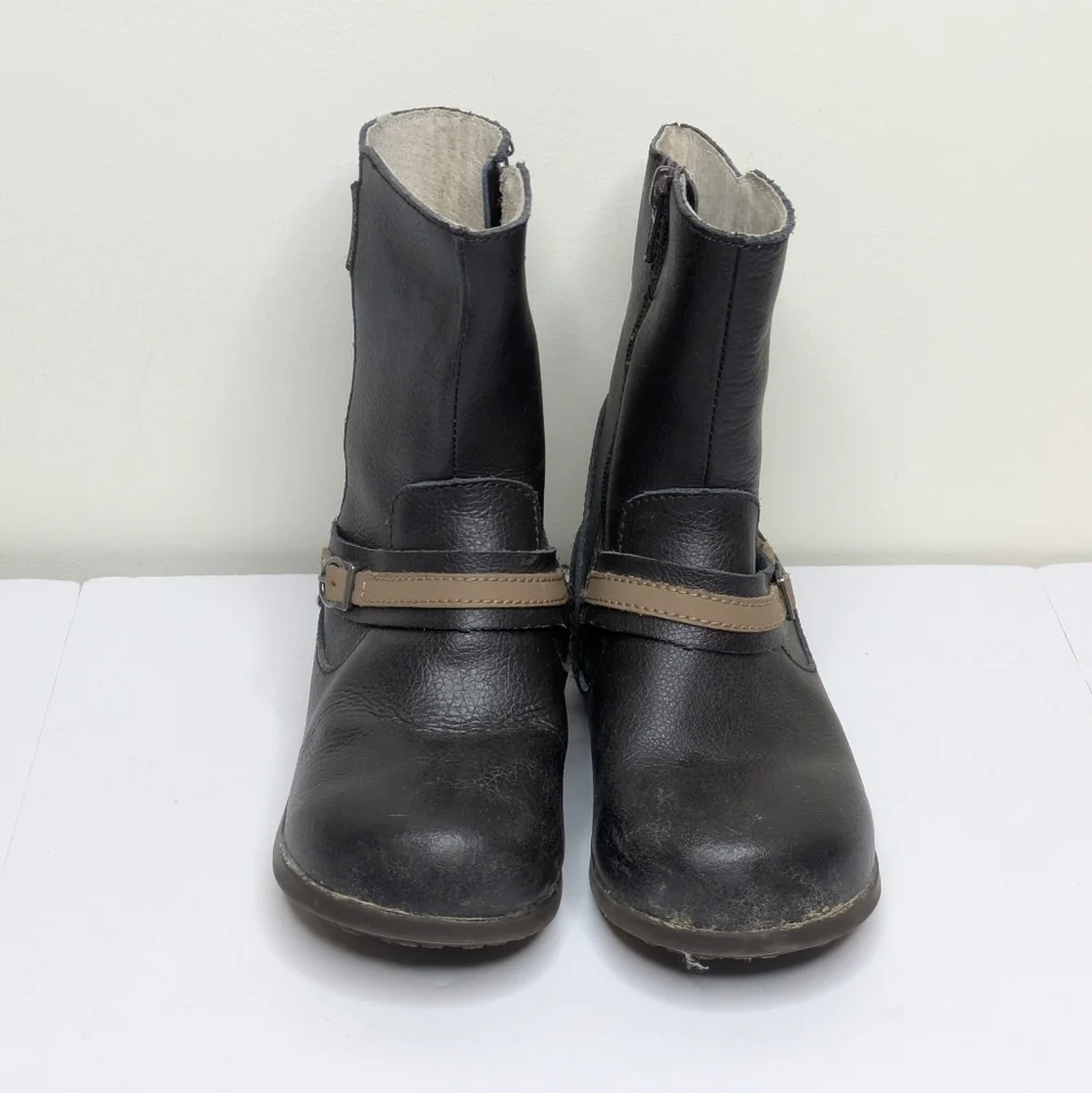 Pediped Brown Leather Boot 27 10T